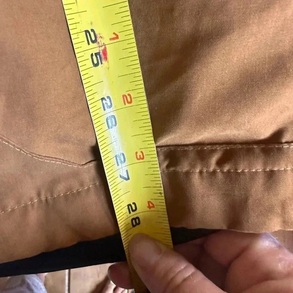 Women’s Volcom Longhorn brown Vest size small. Detachable fur trimmed hood VGUC - Picture 13 of 15